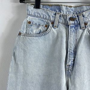 Vintage Personal Pair Tapered Leg Light Wash Denim Size 24 Waist Mom Jeans